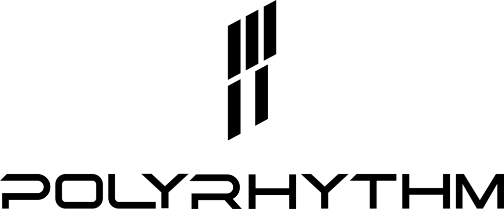 Polyrhythm Lockup · Vertical logo